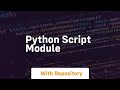 python script module