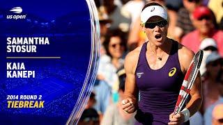 Incredible Match Tiebreak! | Sam Stosur vs. Kaia Kanepi | 2014 US Open Round 2