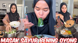 Masak sambal tempe dan masak sayur bening