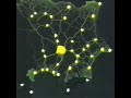 slime mold form a map of the tokyo area railway system