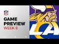 Minnesota Vikings vs. Los Angeles Rams | 2024 Week 8 Game Preview