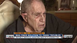 Republic Services to help frustrated Las Vegas senior with trash service