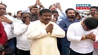 Union Minister Bishweswar Tudu Attends Bahuda Jatra In Puri