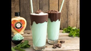 Minz Schoko Milchshake mit Verpoorten Original Eierlikör