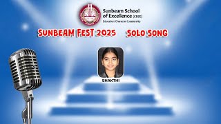 Sunbeam Fest 2025 - CBSE X - Solo Singing