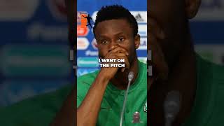 I bet u didn't know this happened 2 Mikel b4 he played against Argentina at d World Cup! #viralvideo