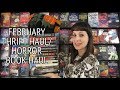 February Thrift Haul & Horror Book Haul