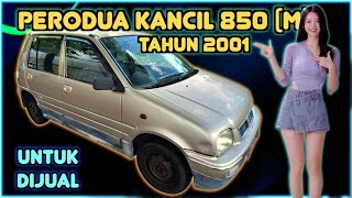 PERODUA KANCIL 847cc 850 EX (M) TAHUN 2001 UNTUK DIJUAL