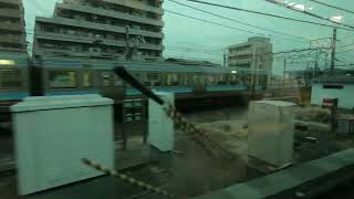 横浜線 八王子駅＞町田駅 車窓動画 左側（各駅停車31分）2024年2月29日撮影