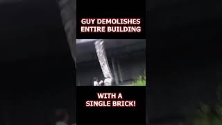 Crazy building demolition! 🤯