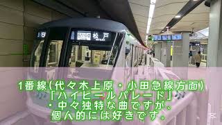 【千代田線のみ】表参道駅発車メロディ集