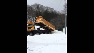 西和賀町の雪