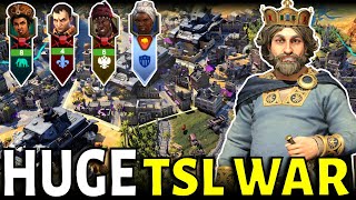 Civ 7 | I Started A World War On a Huge Earth Map!!! (#3 Deity Charlemagne Civilization VII)