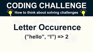 Javascript Coding Challenge - How many times does this letter appear?🤔