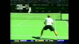 Australian Open 2005: Agassi - Johansson (R4) Highlights