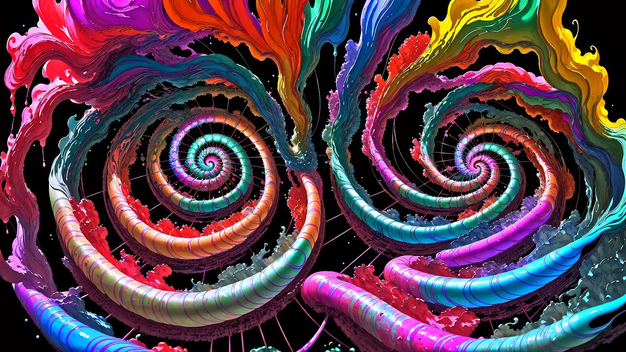 Ai Generated Psychedelic Beautiful Dreamy Animation Video Ai Created