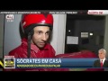 cmtv entrega de pizza a josé sócrates