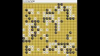 囲碁棋譜再現　韓国女子聯戦総决戦决勝局　黒：朴泰姫　vs 白：朴志恩