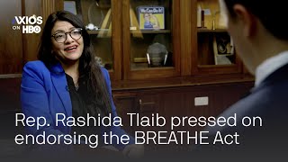 Jonathan Swan presses Rashida Tlaib on her support for abolishing federal prisons | Axios on HBO