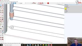 Using styles to make colored lines in SketchUp