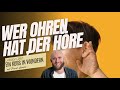 lektion 162 wer ohren hat der höre ein kurs in wundern mit frank hamm