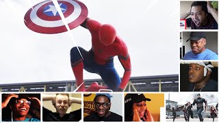 Reactors Reaction To The Reveal Of Spider-Man In Captain America Civil War Trailer 2