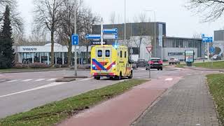 spoed ambulance 24-131 naar een melding van af post Maastricht.