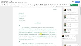 Using Track Changes (Suggesting) in Google Docs