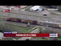 Person hit by a train