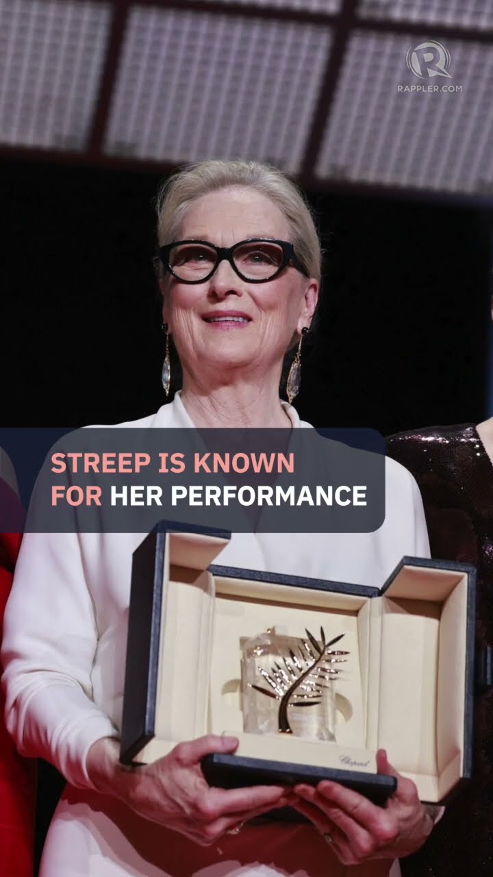 Meryl Streep Honored In Emotional Ceremony As Cannes Opens - YouTube