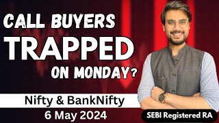 Nifty and BankNifty Prediction for Monday, 6 May 2024 | BankNifty Options Tomorrow | Rishi Money