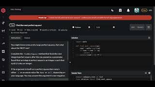 Codewars | Find the next perfect square! | Python 7 kyu