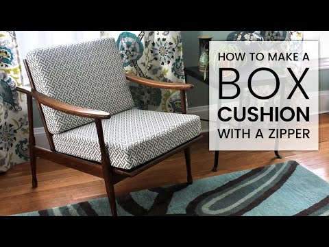 How to Make a Box Cushion with a Zipper How to Make a Box Cushion with a Zipper