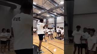 Myles Turner gave this camper $500 for scoring on him 😂👏