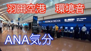 ANA 羽田空港第2ターミナル 環境音 全日空