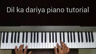My first piano tutorial video for a lovely bollywood song
