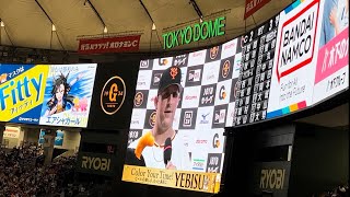 【来日初勝利】巨人　イアン•クロール　ヒーローインタビュー　2022/08/14