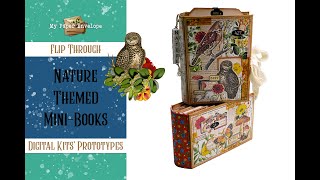 Two Nature Themed Mini Books - Prototypes for Digital Kits