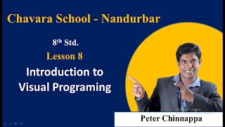 class 8 - lesson No 8 - Introduction to Visual programming - Part 1