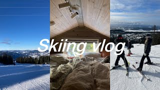 Skiing vlog in Norway💫❄️ ft: sledding, coffee, skiing, cabin life :)