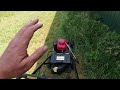 honda mower vs barn yard hrc216 commercial walk behind