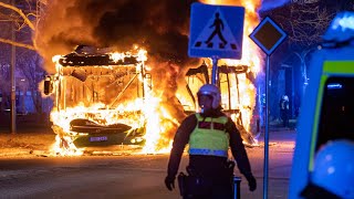 Riots erupt in Sweden over rallies by an anti Islam group
