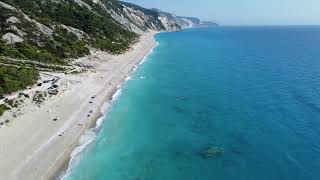 Greece 4k | Gialos Beach - Lefkada | DJI Drone Footage