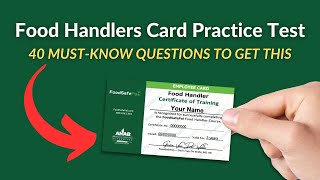 Pass Your Food Handlers Card Test with Confidence! | 40-Question Practice Test