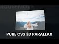Pure CSS 3D Mousemove Parallax Hover Effects | Html CSS | Coming Soon