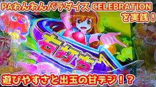 【わんパラ】PAわんわんパラダイス CELEBRATION(甘デジ) パチンコ実践＆解説  25周年で遊びやすさと出玉が両立した最強の甘デジ！？【パチイレ】