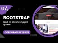 Bootstrap #4 - Work on about using grid system