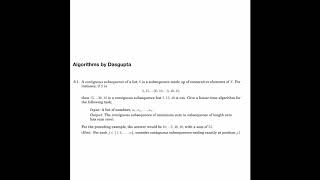 Dynamic Programming: Maximum sum of contiguous subsequence / substring