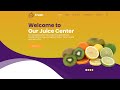 How to Create a simple Juice selling website in HTML and CSS | Source code