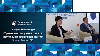 Всероссийский форум «Третья миссия университета: проблемы и перспективы развития»